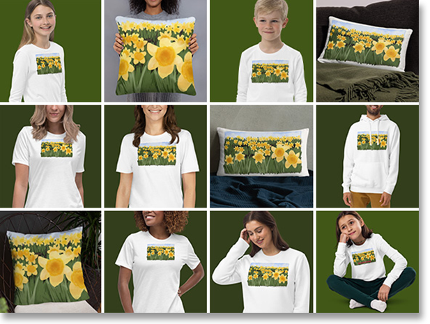 Daffodil Pillows & Garments for Women, Children & Men