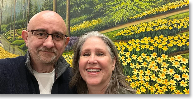 Mural at the American Daffodil Society Show