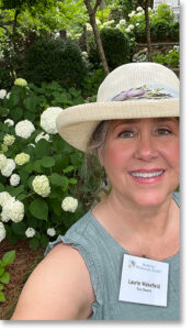 Laurie Wakefield, GardenZeal Creator, Master Gardener, American Hydrangea Society Member, also a member of the Norcross Garden Club